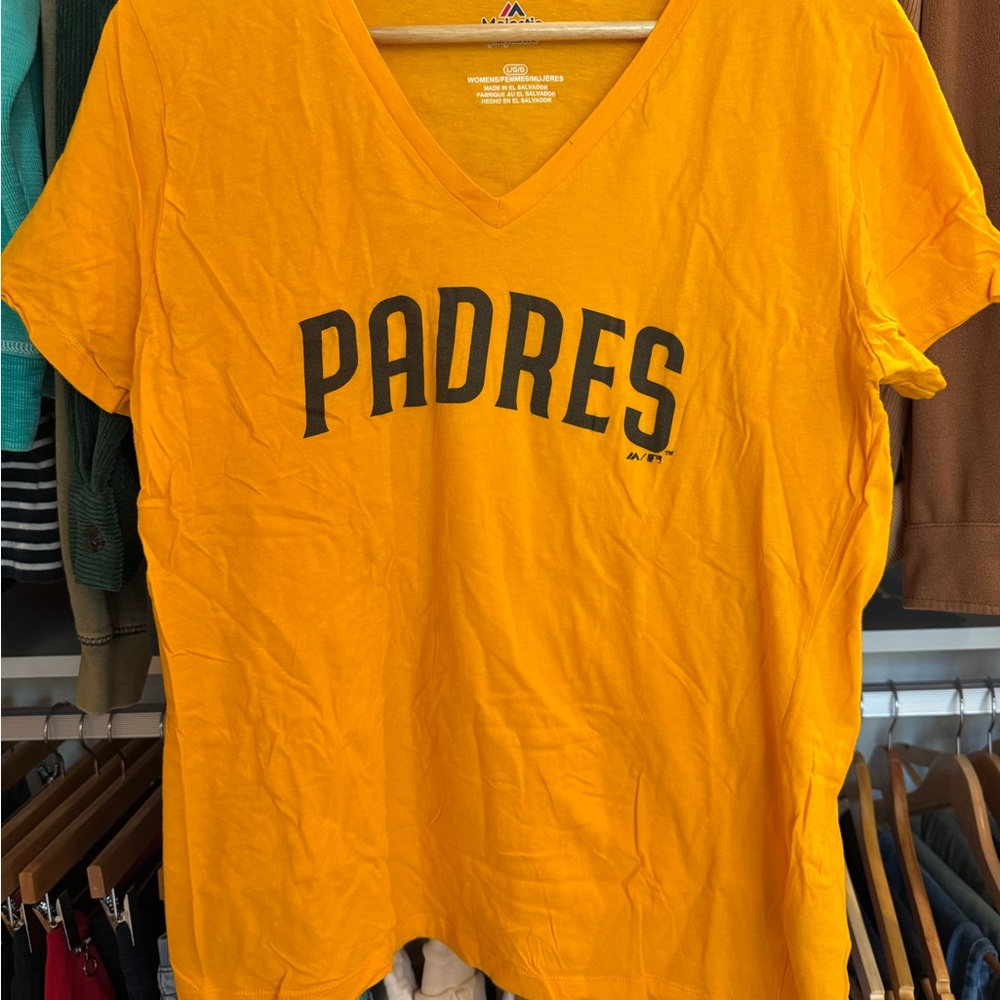 Yellow Padres V-Neck T-Shirt